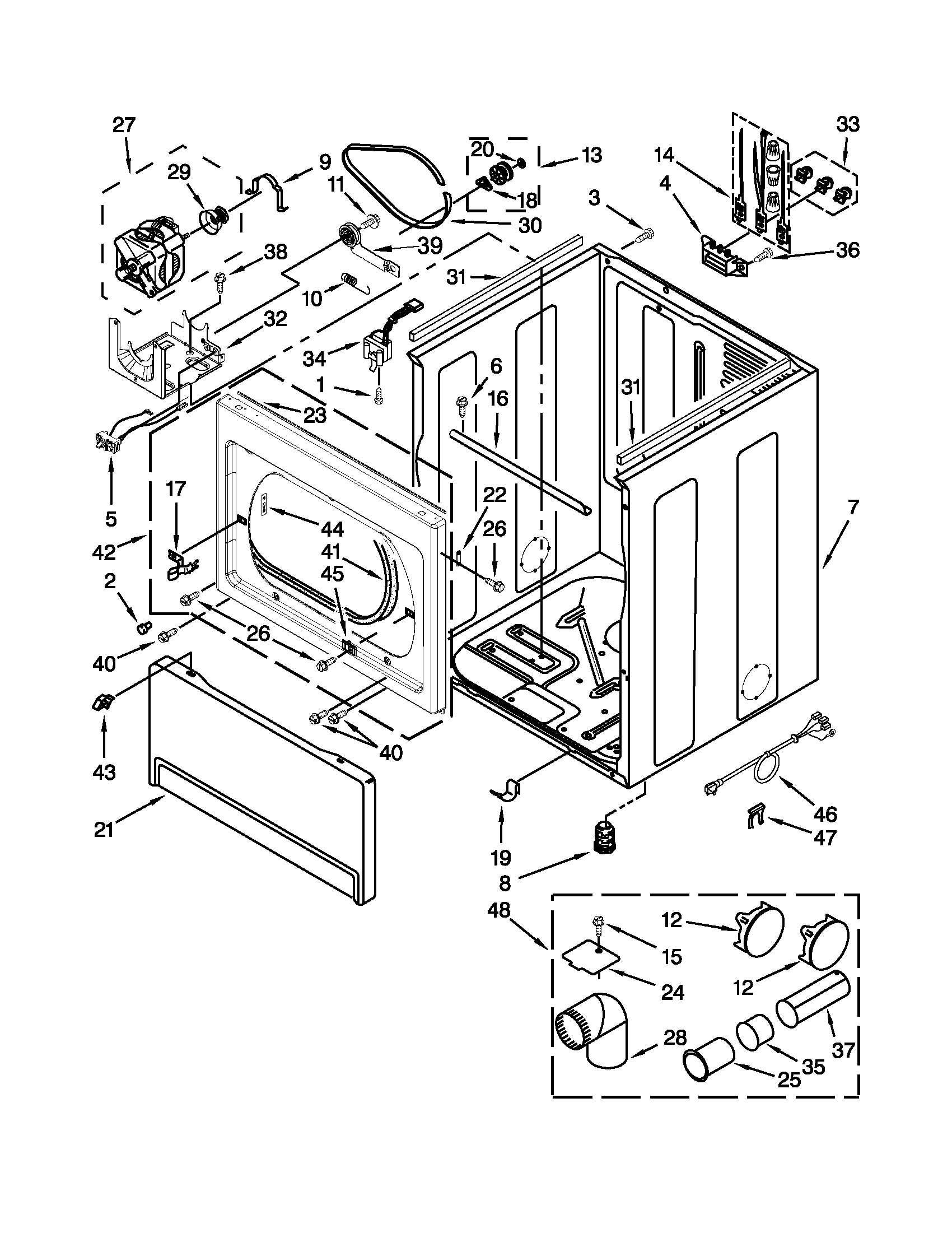 Cabinet parts