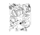 Whirlpool YWED5700AC1 bulkhead parts diagram