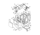 Whirlpool YWED8200YW2 cabinet parts diagram