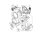 Whirlpool YWED8200YW2 bulkhead parts diagram