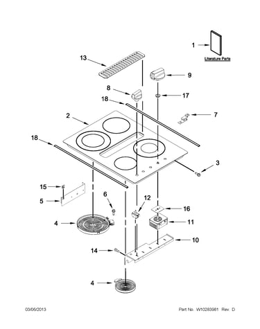 Cooktop parts