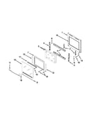 Oven door parts