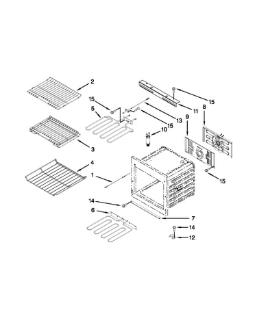Internal oven parts