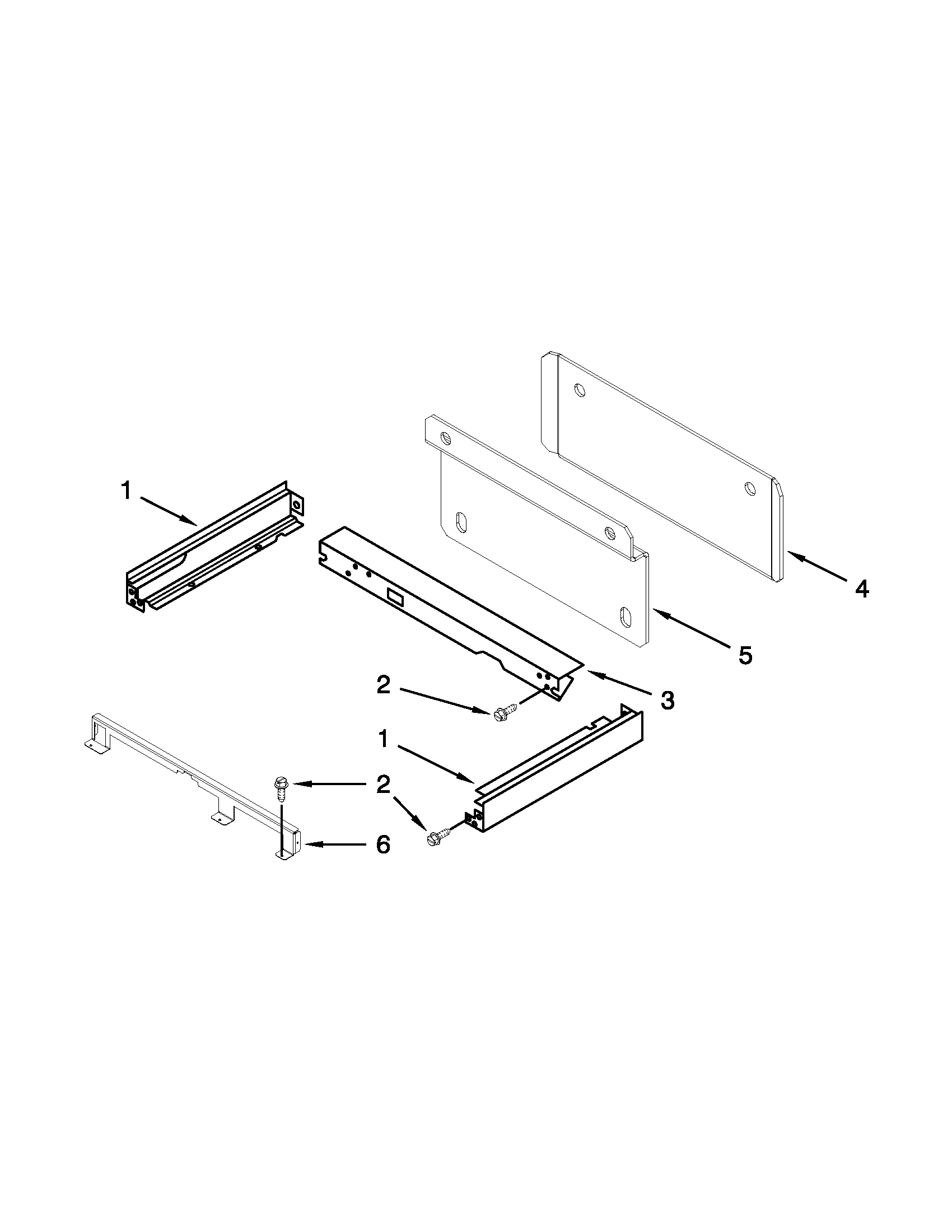 Microwave compartment parts