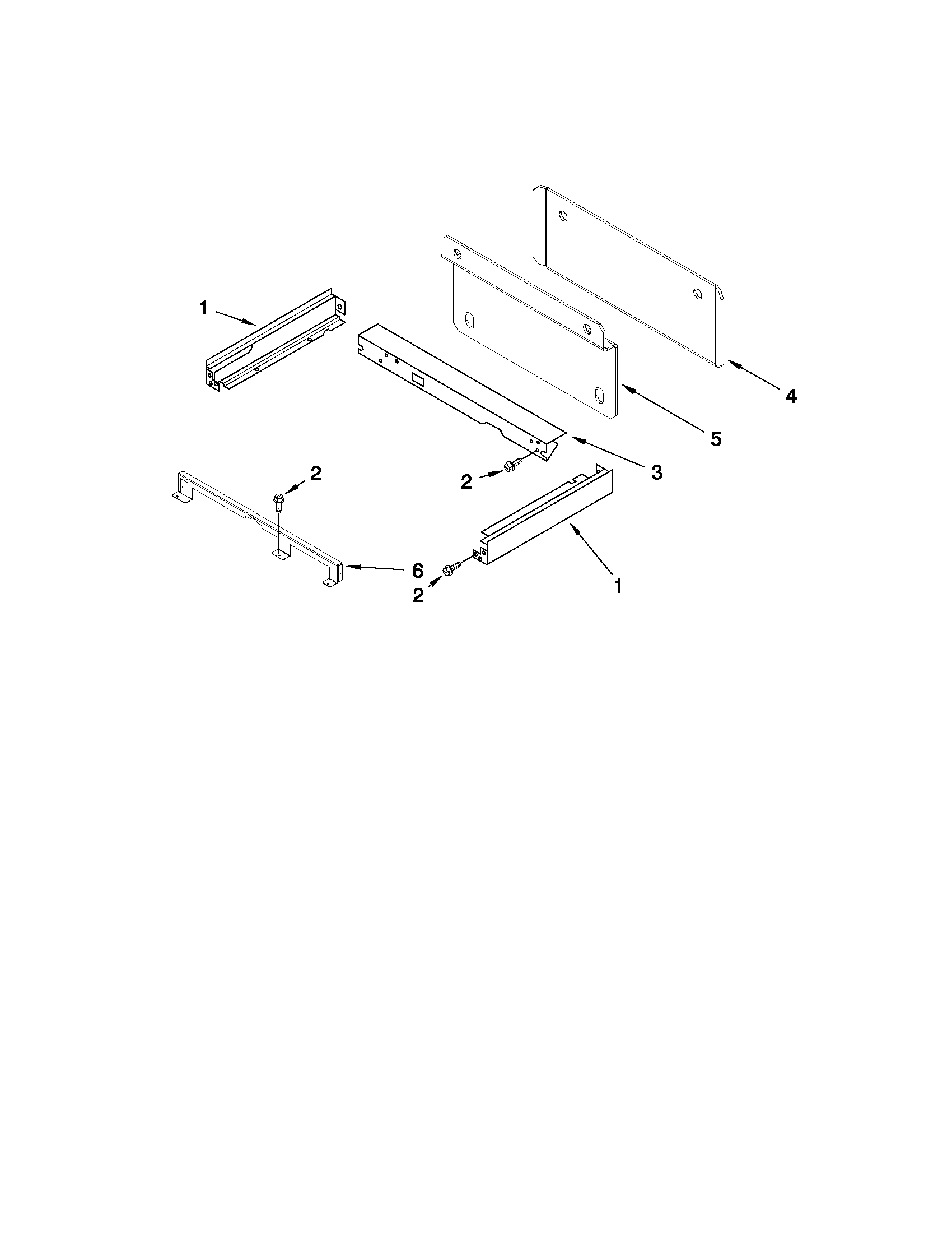 Microwave compartment parts