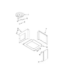 Top support parts and turntable