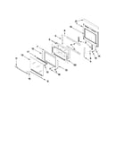 Oven door parts