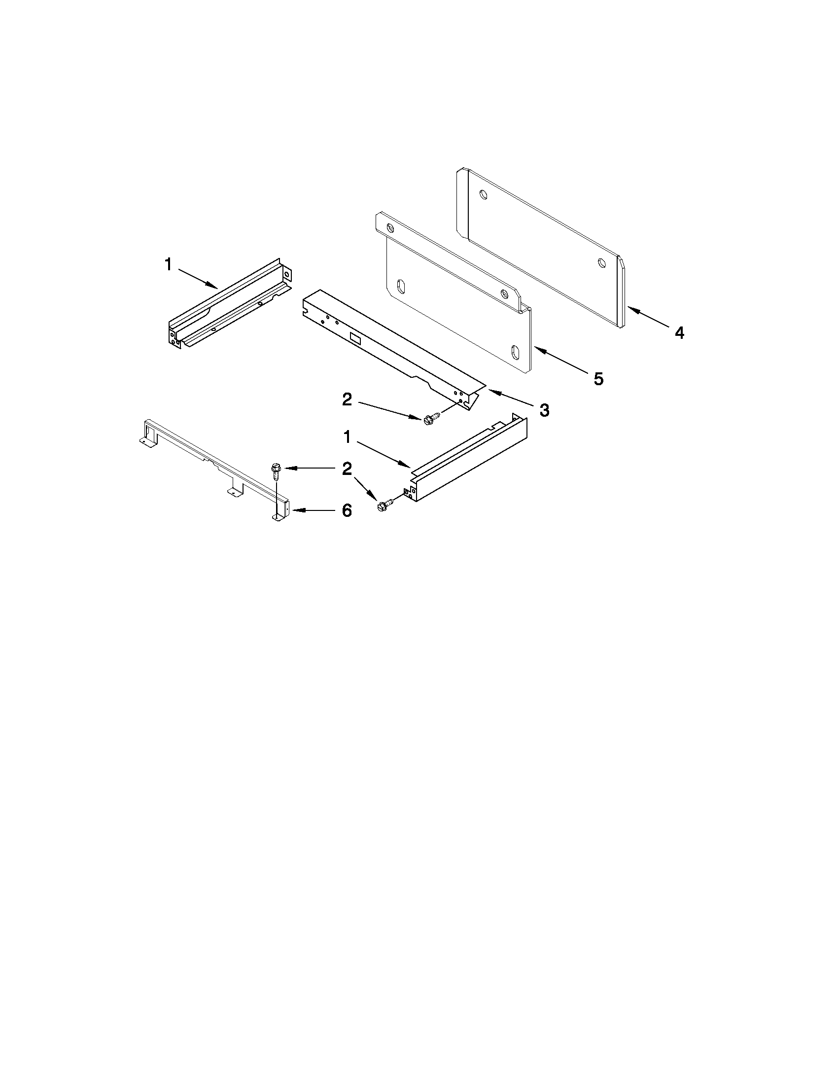 Microwave compartment parts