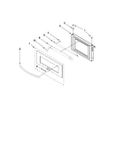 Microwave door parts