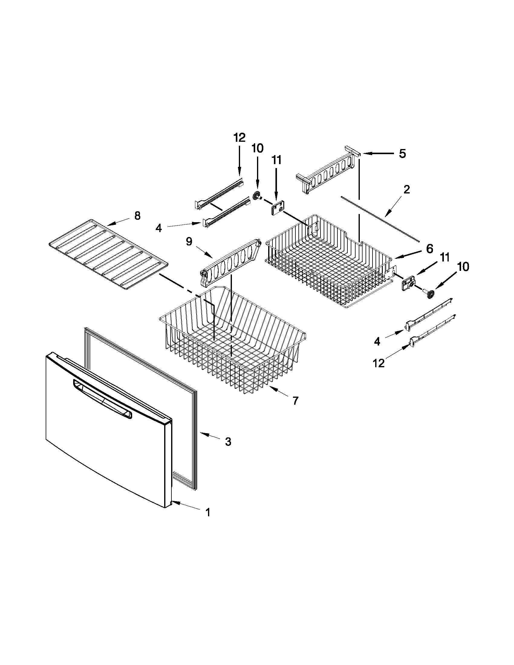 FREEZER DOOR PARTS