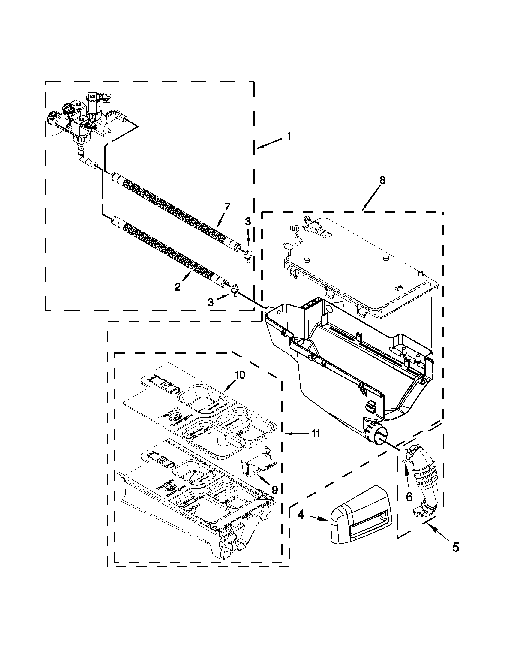 DISPENSER PARTS