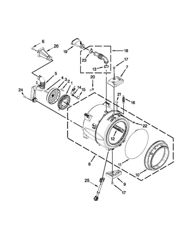 Tub and basket parts