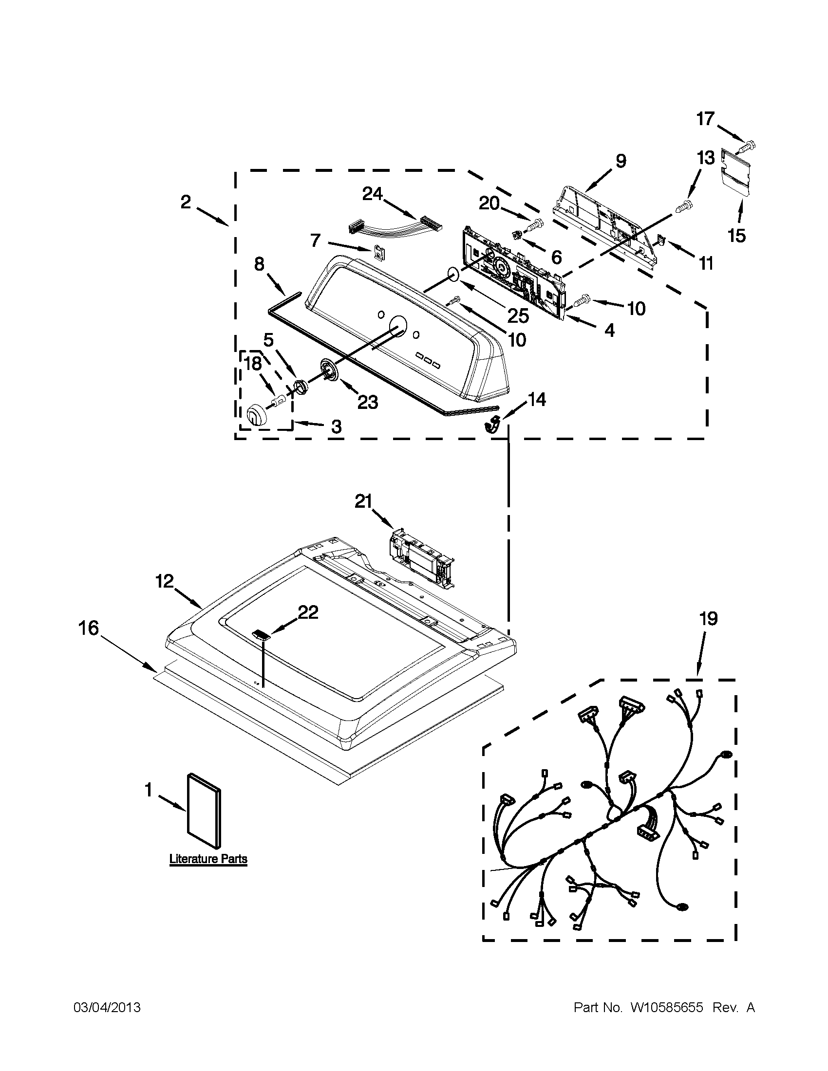 TOP AND CONSOLE PARTS