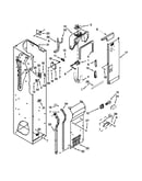 Freezer liner and air flow parts