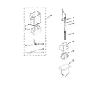 Jenn-Air JS42PPDUDB15 motor and ice container parts diagram