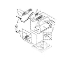 Maytag 7MMVWX521BW0 console and dispenser parts diagram