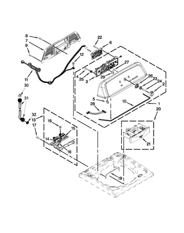 Console and dispenser parts