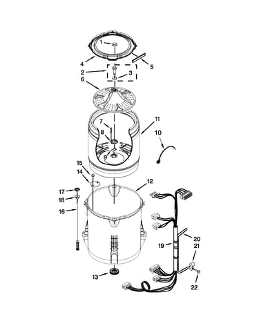 Basket and tub parts