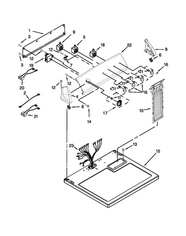 Top and console parts