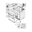 Maytag MEDX700XL1 cabinet parts diagram