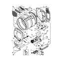 Maytag MEDX700XL1 bulkhead parts diagram