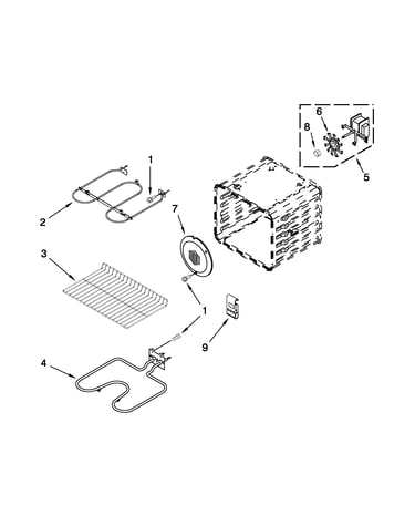 Internal oven parts