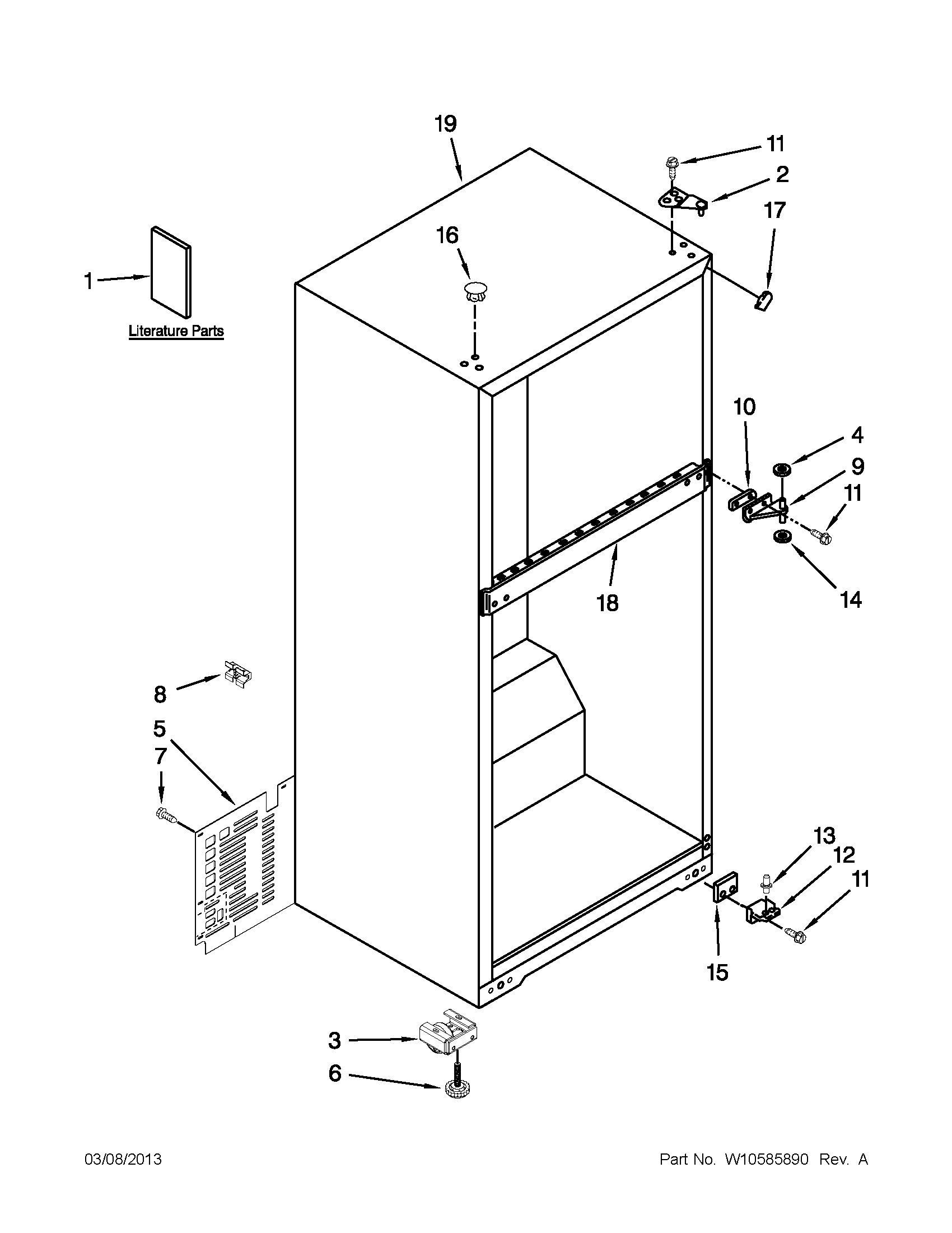 Cabinet parts
