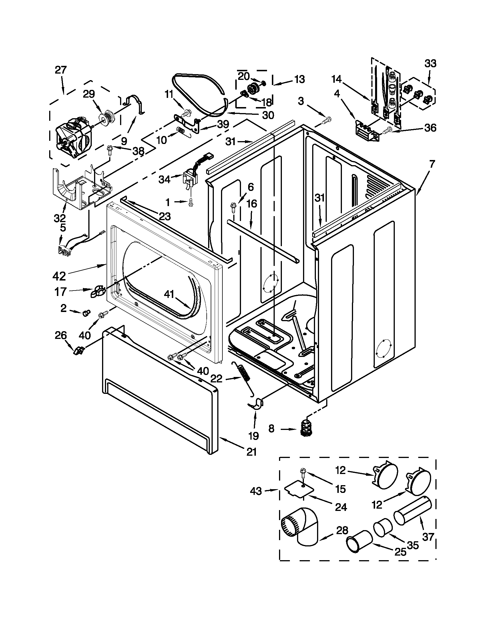 Cabinet parts