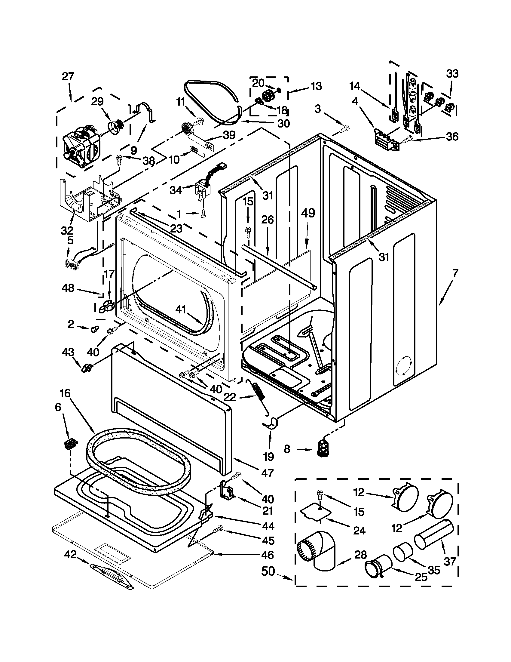 Cabinet parts