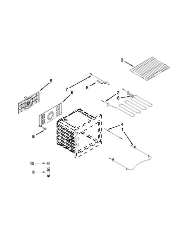 Internal oven parts