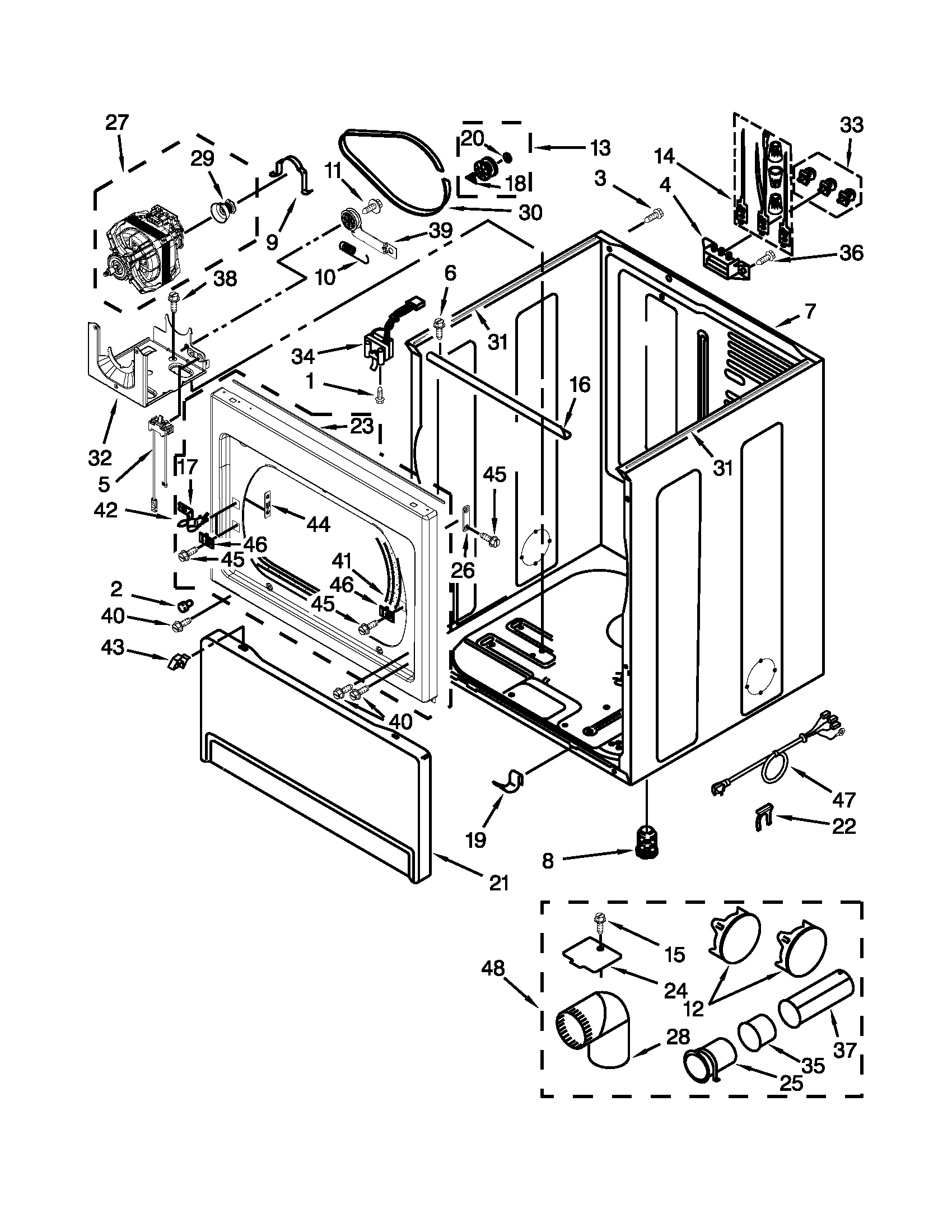 Cabinet parts