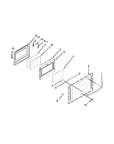 Lower door parts