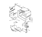 Whirlpool GX2SHBXVQ05 freezer liner parts diagram