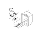 Whirlpool GX2SHBXVQ05 refrigerator liner parts diagram