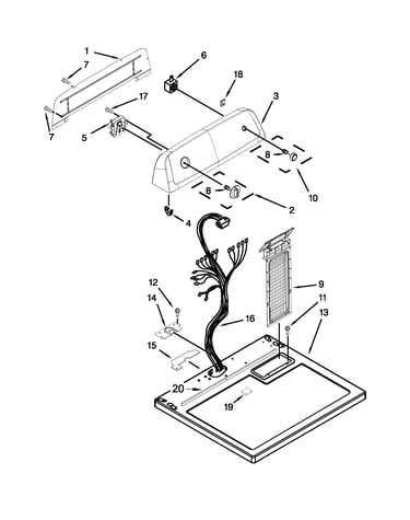 Top and console parts