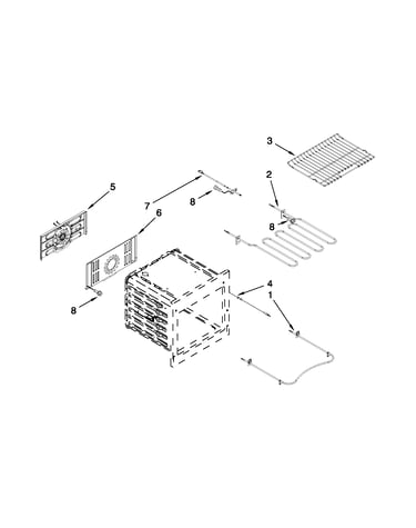Internal oven parts