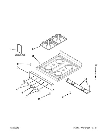Cooktop parts