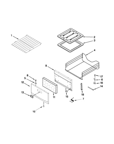 Oven and broiler parts