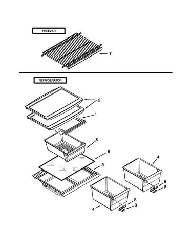 Shelf parts
