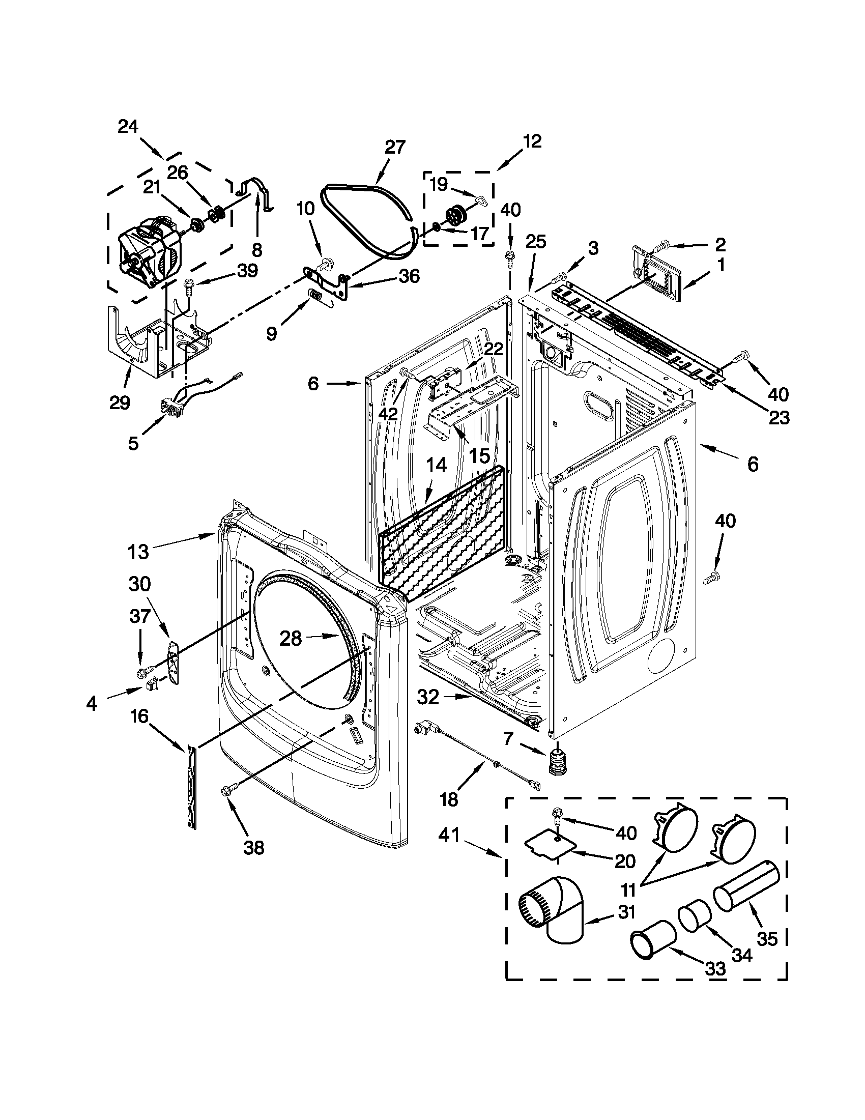 Cabinet parts