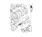 Maytag MED3000BW0 bulkhead parts diagram