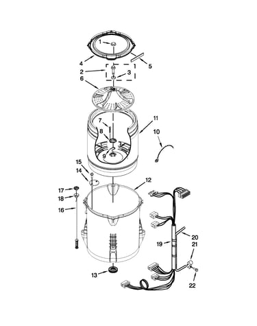 Basket and tub parts