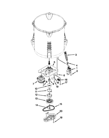 Gearcase, motor and pump parts
