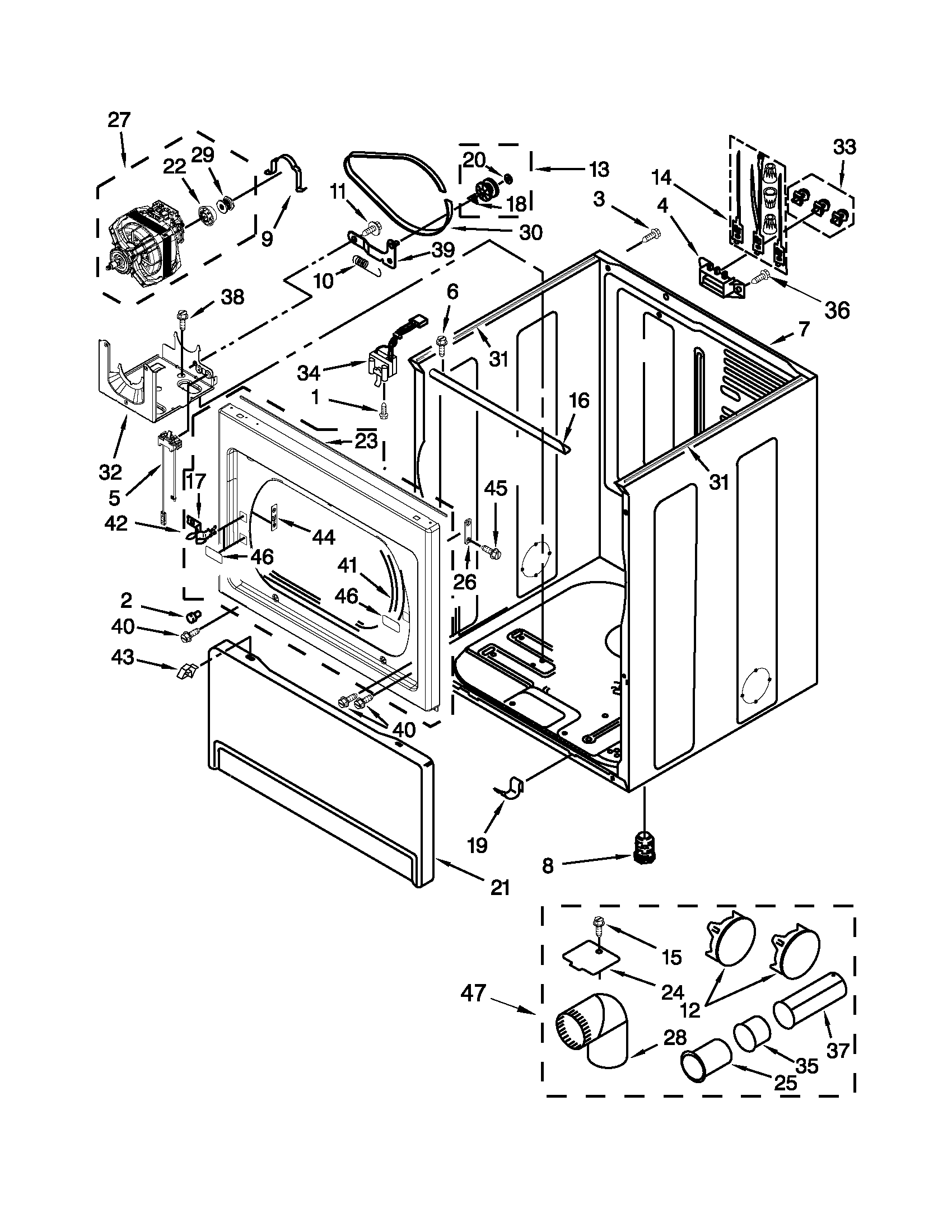 Cabinet parts
