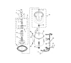 Maytag 7MMVWC420BW0 basket and tub parts diagram