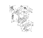 Amana NED4700YQ1 cabinet parts diagram