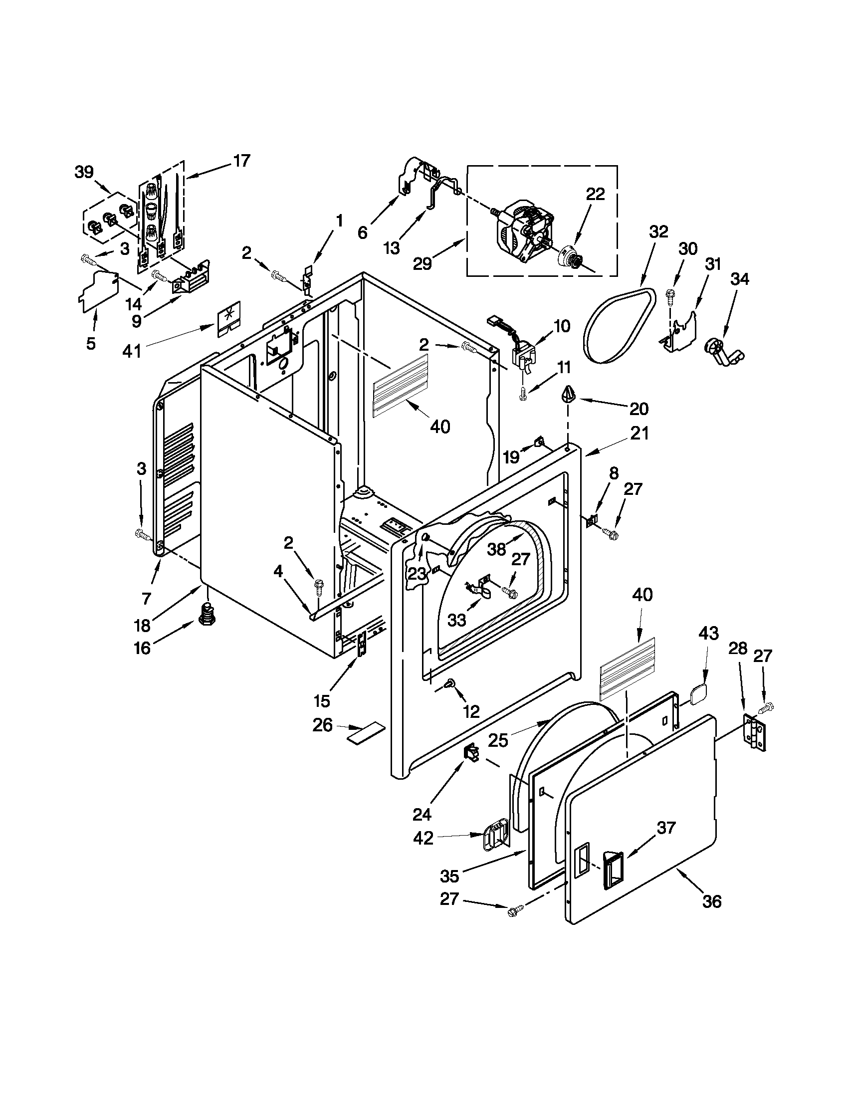 Cabinet parts
