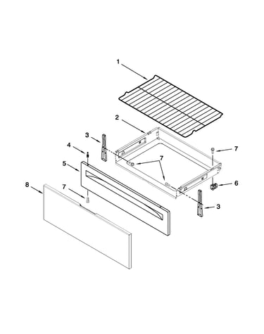 Drawer & broiler parts