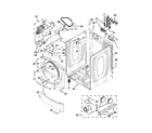 Whirlpool WED9051YW1 cabinet parts diagram