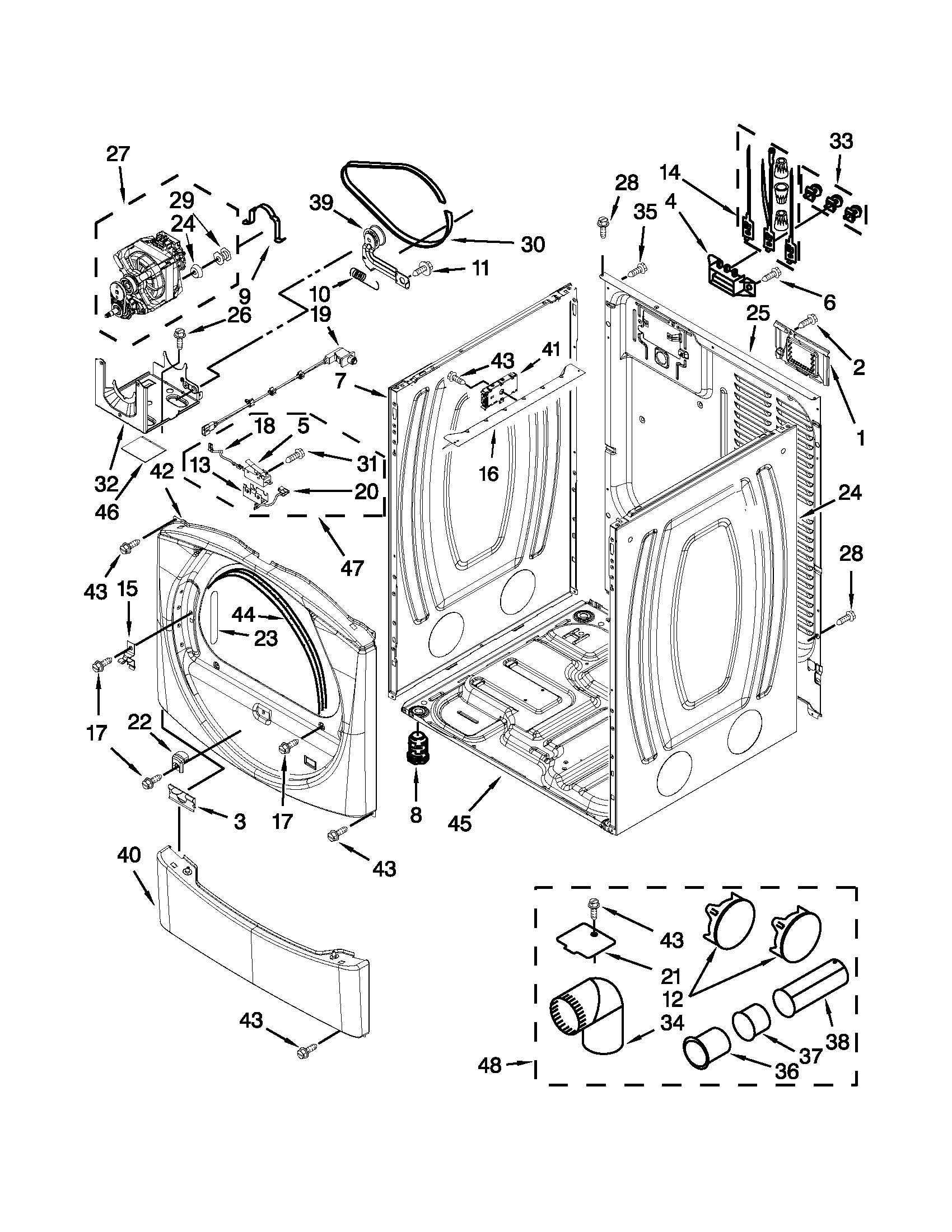Cabinet parts